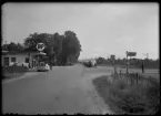 Bilkrock vid Nybro 12 september 1950. Landsfiskalen i Kolbäcks distrikt, Hallstahammar.
Ur Gustaf Åhmans samling.