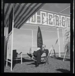 AB Farming visar upp jordbruksmaskiner. Fordonsutställning i