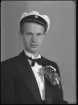 Studentfoto. Göran Bergsson, Sörstafors.
Ur Gustaf Åhmans samling.