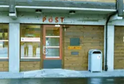 eksteriør, postkontor, 4690 Valle, innstikkskasse, stedsskil