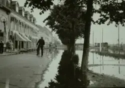 Hamar, mjøsflom 1927, Standgata 21 utenfor Victoria Hotell