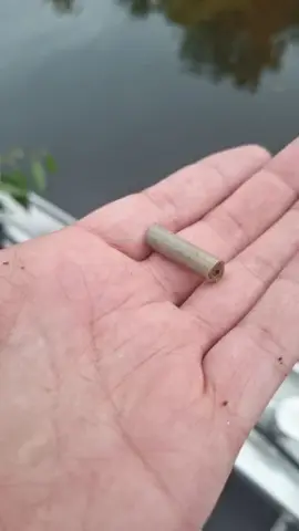 Del av kritpipsskaft utanför Lilla Hornsberg.