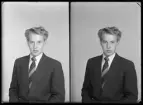 Porträtt, körfoto, Anders Andersson, Lillhamra, Strömsholm.
Ur Gustaf Åhmans samling.