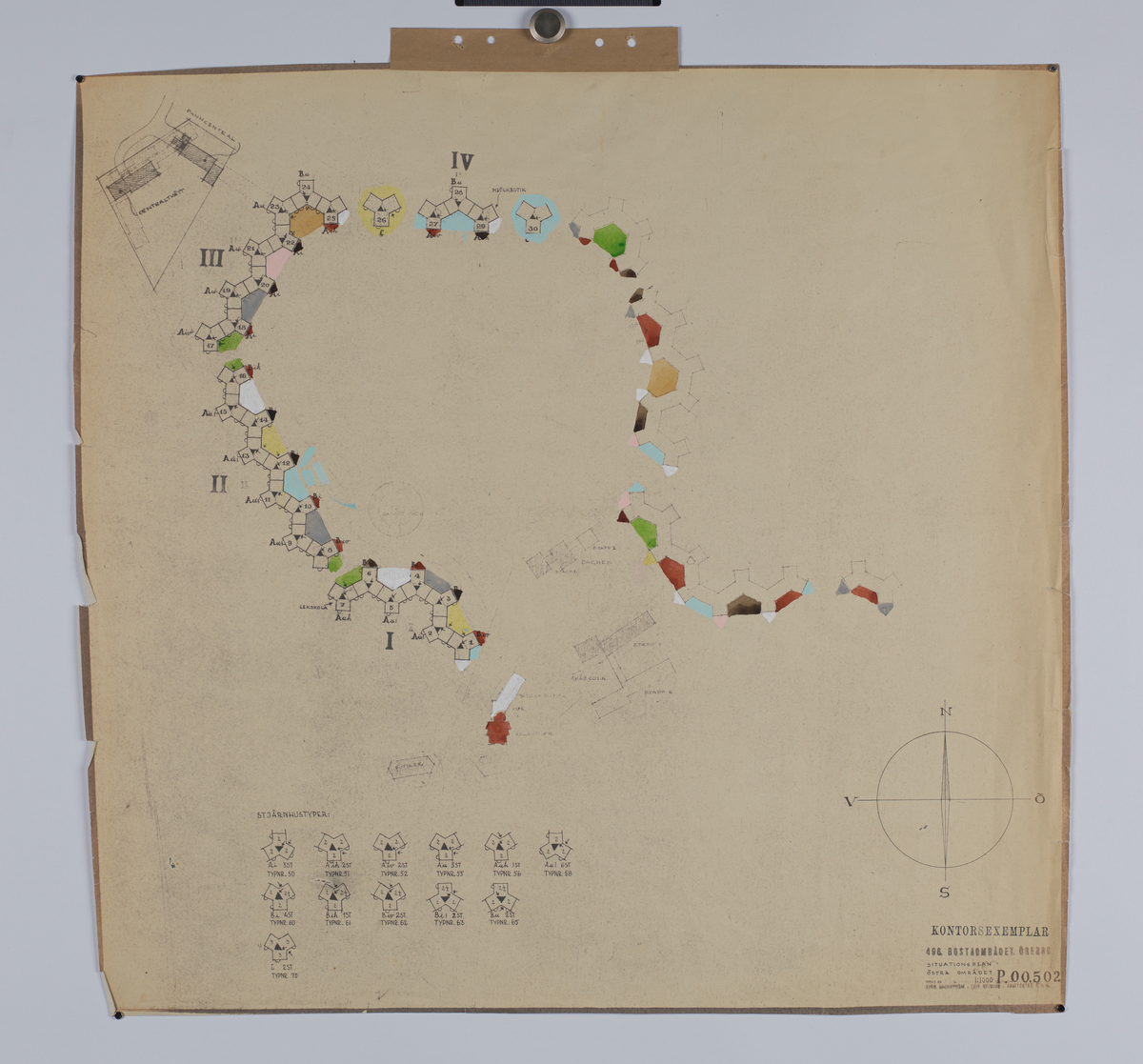 Stjärnhusen.
Situationsplan.