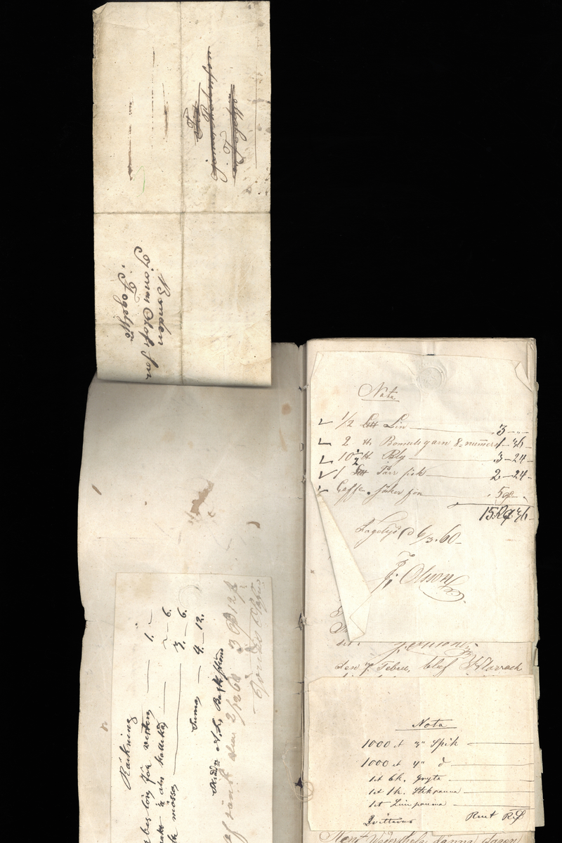 Dagböcker och andra anteckningar förda av storbonden och bössmeden Jonas Olsson (1832-1895) i Fågelsjö, Los mellan åren 1851 och 1892. Dagböckerna berör vardagens arbete, händelser i familjen och byn, förtretligheter, glädjeämnen och sorg. Böckerna förda i varierande frekvens med både dagliga och strödda anteckningar. Hela luckor år 1862-63, 1870-78, 1880-83 samt 1885-56. Dagboken förd i böcker med blandat innehåll, där dagboksanteckningarna är instoppade. Jonas Olssons dagboksanteckningar finns även transkriberade och publicerade i boken "Min hand är icke begåfvad att föra en skikliger penna", 2009.
