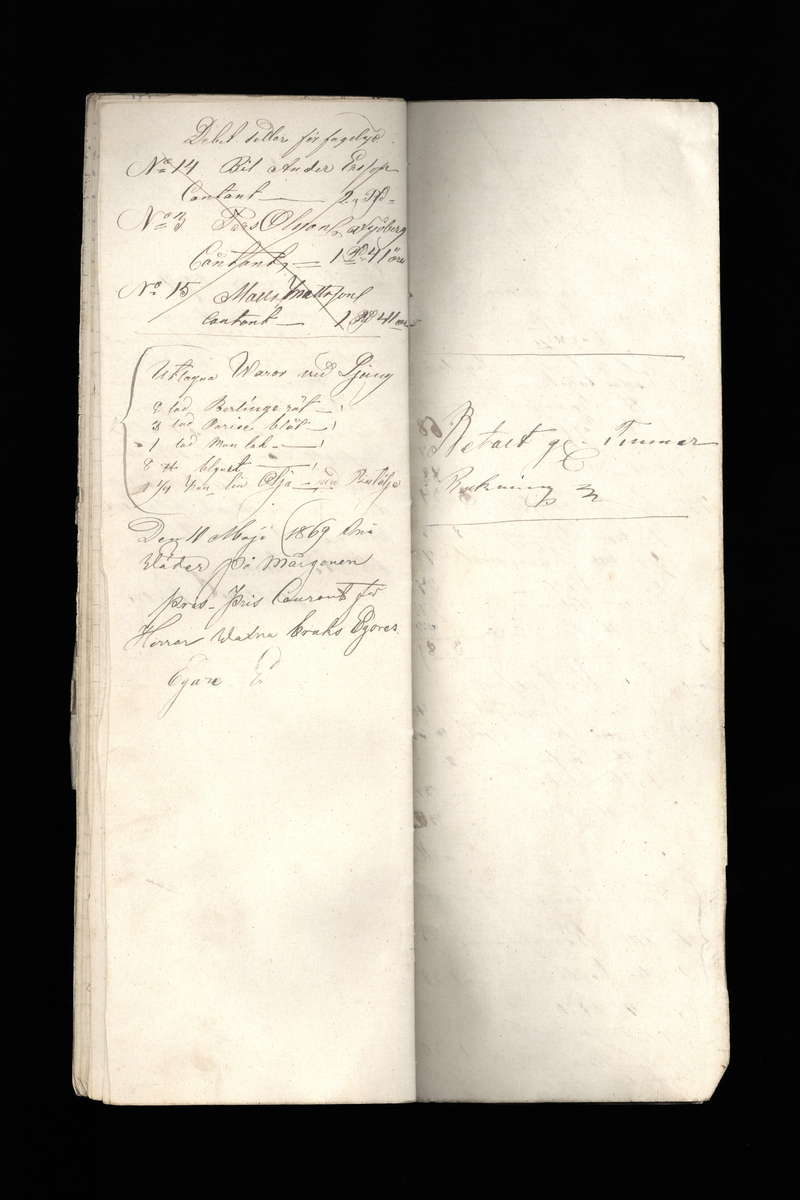 Dagböcker och andra anteckningar förda av storbonden och bössmeden Jonas Olsson (1832-1895) i Fågelsjö, Los mellan åren 1851 och 1892. Dagböckerna berör vardagens arbete, händelser i familjen och byn, förtretligheter, glädjeämnen och sorg. Böckerna förda i varierande frekvens med både dagliga och strödda anteckningar. Hela luckor år 1862-63, 1870-78, 1880-83 samt 1885-56. Dagboken förd i böcker med blandat innehåll, där dagboksanteckningarna är instoppade. Jonas Olssons dagboksanteckningar finns även transkriberade och publicerade i boken "Min hand är icke begåfvad att föra en skikliger penna", 2009.
