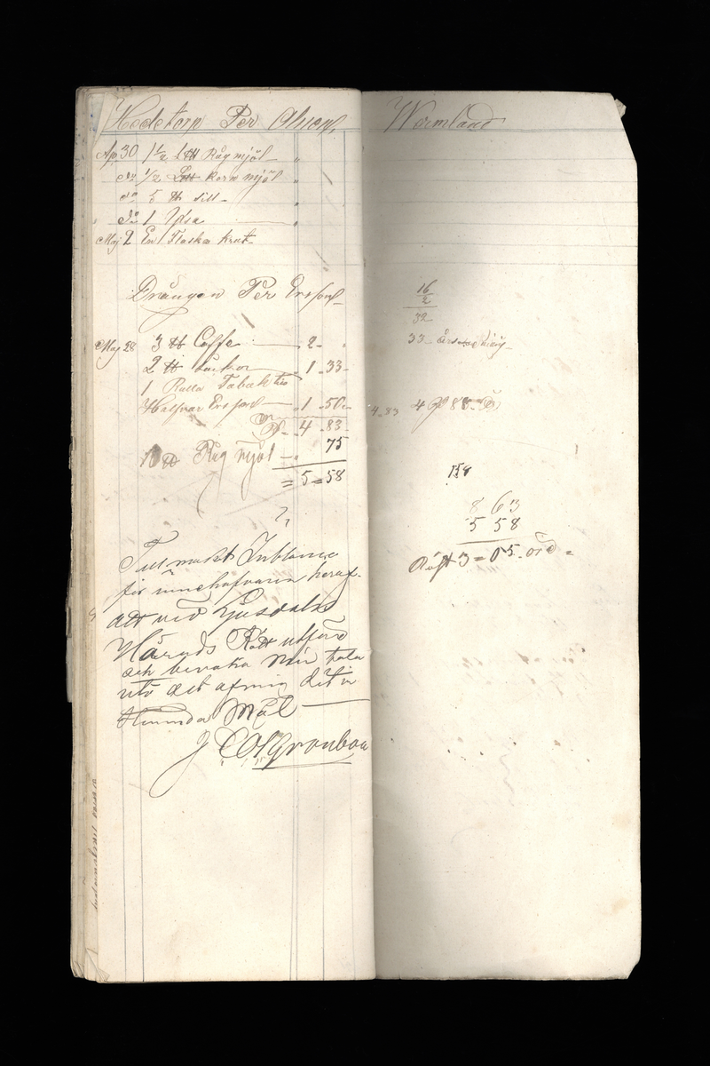 Dagböcker och andra anteckningar förda av storbonden och bössmeden Jonas Olsson (1832-1895) i Fågelsjö, Los mellan åren 1851 och 1892. Dagböckerna berör vardagens arbete, händelser i familjen och byn, förtretligheter, glädjeämnen och sorg. Böckerna förda i varierande frekvens med både dagliga och strödda anteckningar. Hela luckor år 1862-63, 1870-78, 1880-83 samt 1885-56. Dagboken förd i böcker med blandat innehåll, där dagboksanteckningarna är instoppade. Jonas Olssons dagboksanteckningar finns även transkriberade och publicerade i boken "Min hand är icke begåfvad att föra en skikliger penna", 2009.
