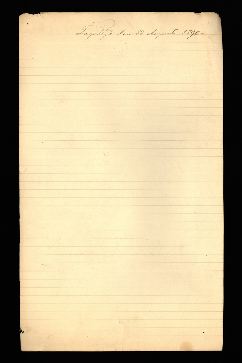 Dagböcker och andra anteckningar förda av storbonden och bössmeden Jonas Olsson (1832-1895) i Fågelsjö, Los mellan åren 1851 och 1892. Dagböckerna berör vardagens arbete, händelser i familjen och byn, förtretligheter, glädjeämnen och sorg. Böckerna förda i varierande frekvens med både dagliga och strödda anteckningar. Hela luckor år 1862-63, 1870-78, 1880-83 samt 1885-56. Dagboken förd i böcker med blandat innehåll, där dagboksanteckningarna är instoppade. Jonas Olssons dagboksanteckningar finns även transkriberade och publicerade i boken "Min hand är icke begåfvad att föra en skikliger penna", 2009.
