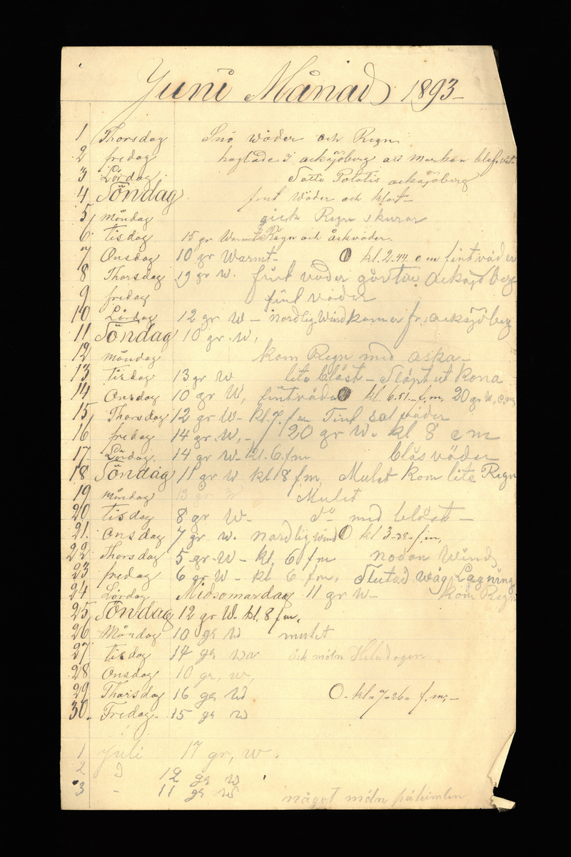 Dagböcker och andra anteckningar förda av storbonden och bössmeden Jonas Olsson (1832-1895) i Fågelsjö, Los mellan åren 1851 och 1892. Dagböckerna berör vardagens arbete, händelser i familjen och byn, förtretligheter, glädjeämnen och sorg. Böckerna förda i varierande frekvens med både dagliga och strödda anteckningar. Hela luckor år 1862-63, 1870-78, 1880-83 samt 1885-56. Dagboken förd i böcker med blandat innehåll, där dagboksanteckningarna är instoppade. Jonas Olssons dagboksanteckningar finns även transkriberade och publicerade i boken "Min hand är icke begåfvad att föra en skikliger penna", 2009.
