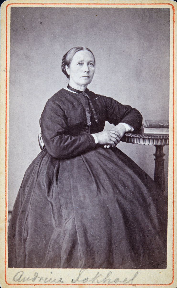 Stange, Andrine Amundsdatter Fokhol (1816-1899) gift med Jørgen Fokhol,