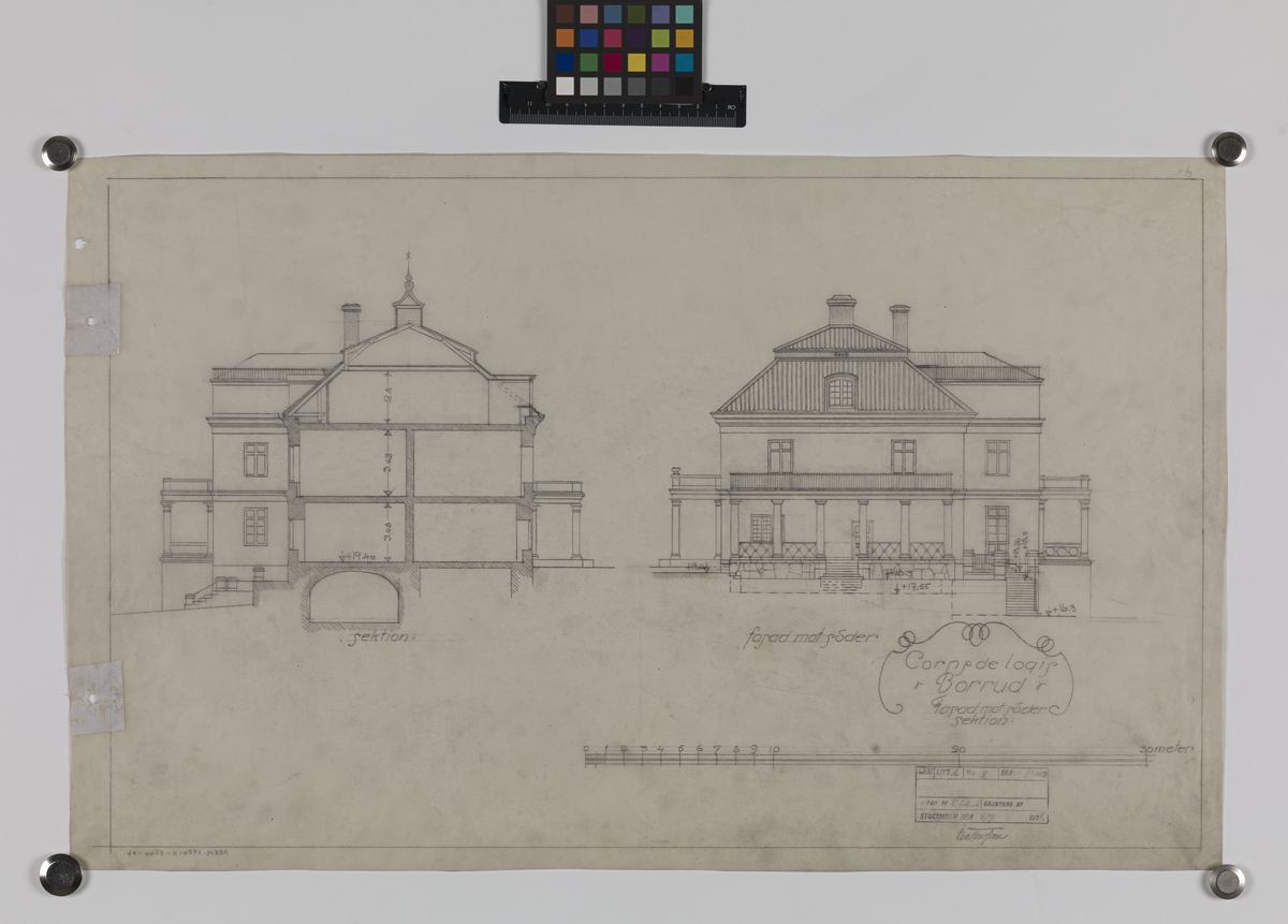 BORRUD, CORPS DE LOGIS