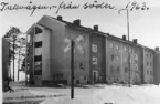Tallvägen från söder år 1963, Söderhamn.