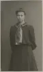Porträtt av Barbro Samelius, våren 1907.