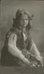 Porträtt av Karin Bergstrand våren 1913.