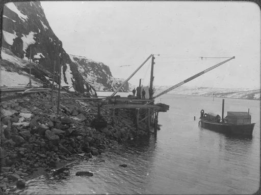 Lastekaia til A/S Sydvaranger, Kirkenes.