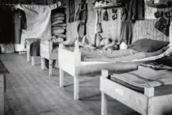 Tysk okkupasjon, andre verdenskrig, tyske soldaters senger p