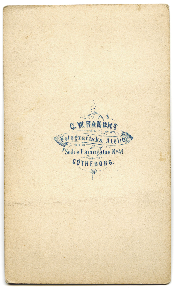 Porträtt på en man.