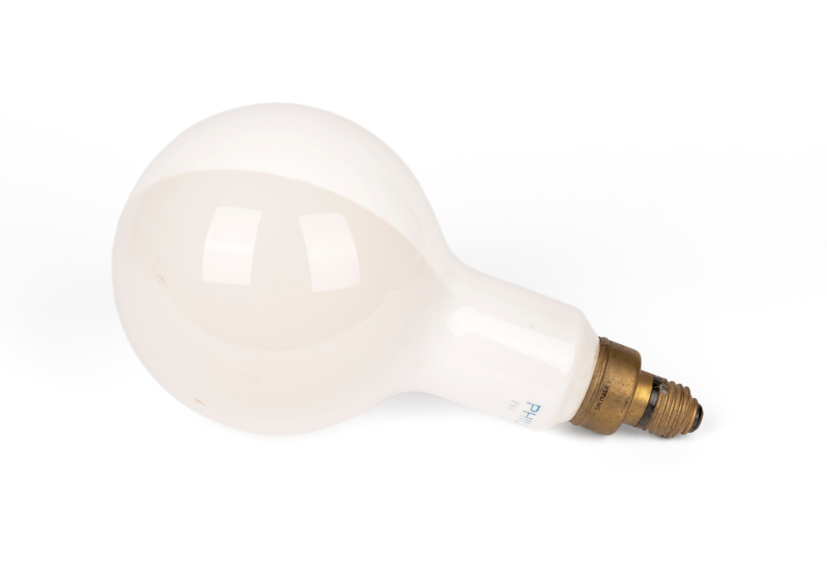 Lyspære brukt i studiolys i fotoatelieret til Martin Velle.
