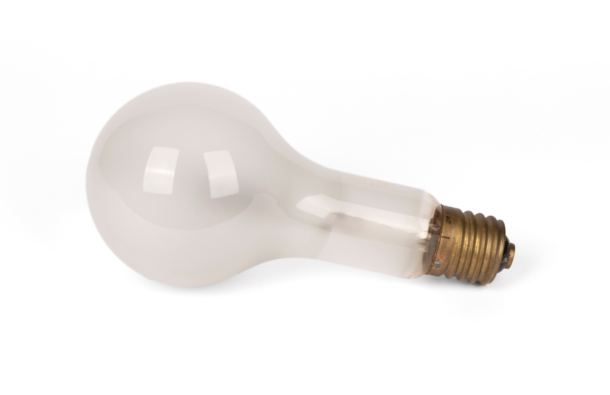 Lyspære brukt i studiolys i fotoatelieret til Martin Velle.
