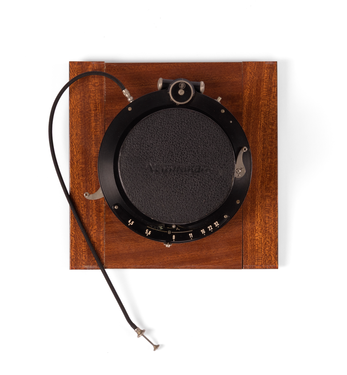 Objektiv til atelierkamera, Heilar 1:4,5 / 30cm, Voigtländer Braunschweig.