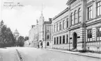 Kyrkogatan i Söderhamn norrut i början av 1900-talet.