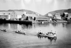 Motorbåt, havn, kai, brygge, Spurven