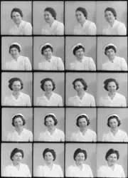 Två kvinnor och Ingrid Hermansson från Stensunda, Ekeby sock