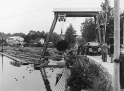 Fra Bommen i Tistedalen ved Halden – der vann fra Femsjøen r