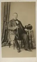 Porträtt av Grosshandlare Gustaf Adolf Elfstrand, senior.