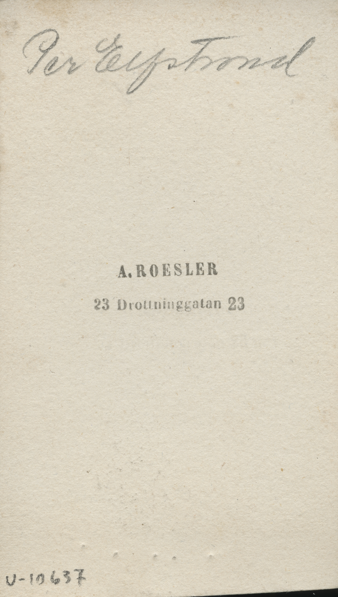 Porträtt av Per Elfstrand.