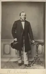 Porträtt av Vilhelm Rahm.