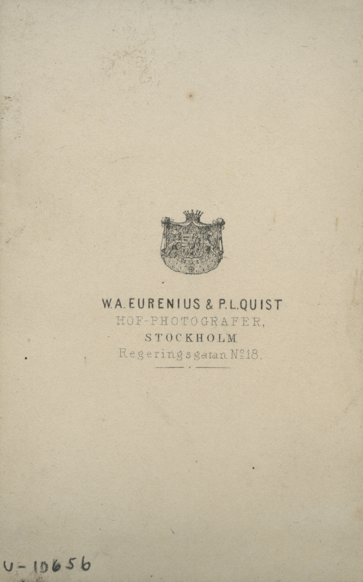 Porträtt av Vilhelm Rahm.