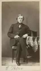 Porträtt av Knut Casimir Petre.