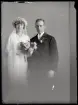 Brudpar. Erik Gustaf Pettersson, Råby, St Ilian.
Ur Gustaf Åhmans samling.
