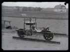 Trehjulig motordressin. Järnvägscykelverkstaden.
Ur Gustaf Åhmans samling.