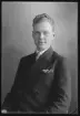 Porträtt. Valter Strömbäck. Mölntorp. 
Ur Gustaf Åhmans bildarkiv.