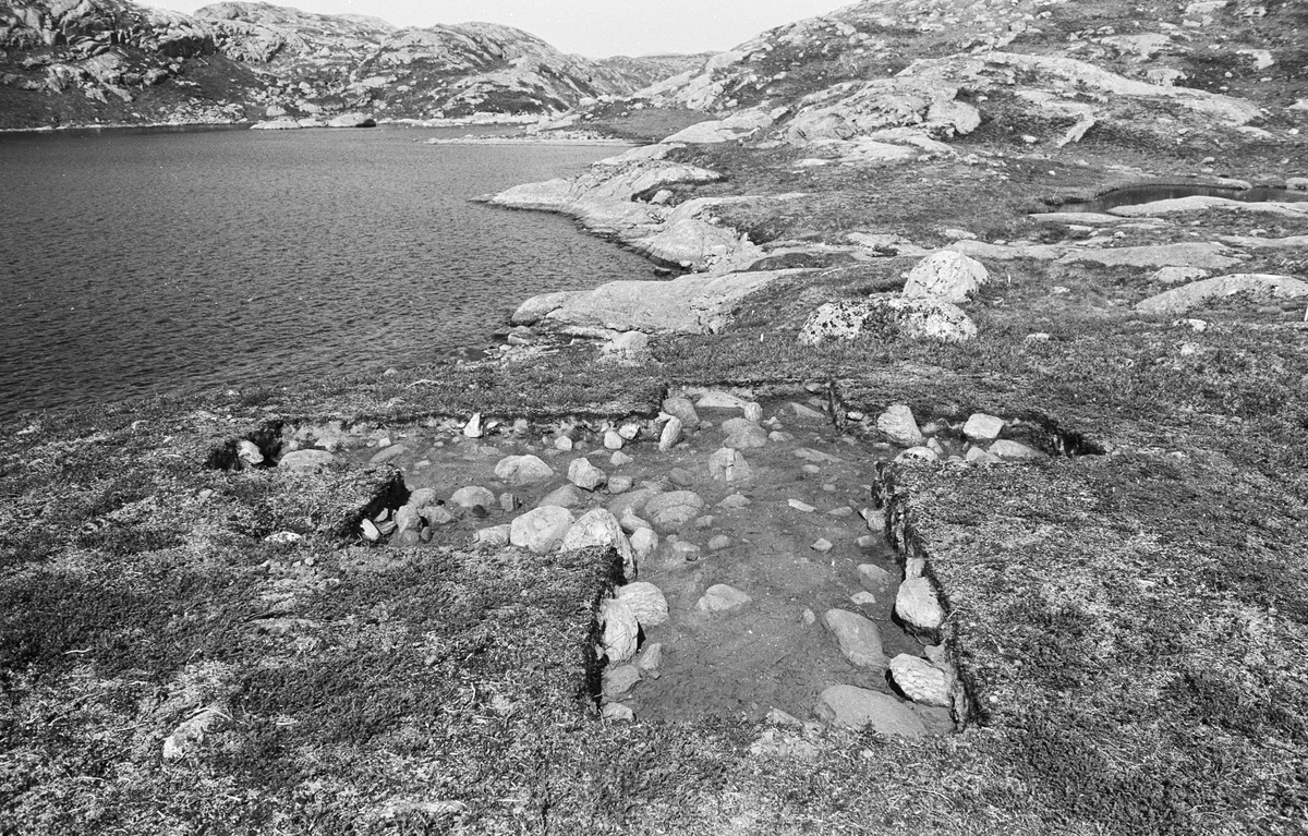 Lok. 17 : Det N-lige funnområdet ferdig utgravd, fra SSV.