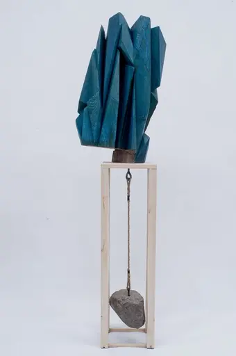 Må hoill det nedpå [Skulptur]