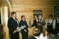 Åpning av Ranheim og Garli  Grendehus i 1987.
Bilde 1 Medlem