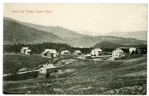 Postkort med motiv frå Volden, Vestre Slidre