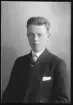 Porträtt. Allan Dahlström, Norrgården, Hallstahammar.
Ur Gustaf Åhmans bildarkiv.