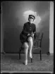 Kvinnoporträtt. Greta Helenius, Kolbäck.
Ur Gustaf Åhmans samling.