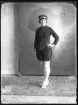 Porträtt. Greta Helenius, Kolbäck.
Ur Gustaf Åhmans bildarkiv.