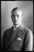 Porträtt. Yngve Karlsson, Trollebo 727, Hallstahammar.
Ur Gustaf Åhmans bildarkiv.