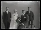 Kvinnoporträtt, Berta Söderkvist, Tjänstemannamässen.
Ur Gustaf Åhmans samling.