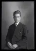 Mansporträtt, B. Gustafsson, Hagby, Hallstahammar.
Ur Gustaf Åhmans samling.