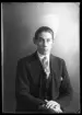 Mansporträtt, körfoto. Gustav Allan Tapper, Agnesdahl, Hallstahammar.
Ur Gustaf Åhmans samling.