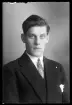 Mansporträtt. Edmund Kristoffersson, Mellangården, Hallstahammar.
Ur Gustaf Åhmans samling.
