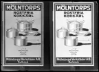 Kopia av reklam. Mölntorps Verkstäder.
Ur Gustaf Åhmans samling.