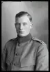 Mansporträtt, militär. Gustaf Pettersson, Tängby, Dingtuna.
Ur Gustaf Åhmans samling.